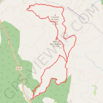 Rando du Roucas des Louquiers GPS track, route, trail