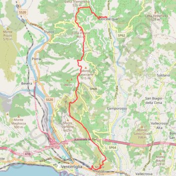 DolceAcqua GPS track, route, trail