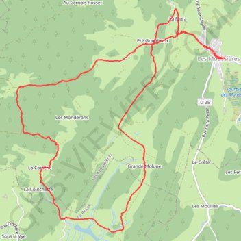 Circuit des Coinches GPS track, route, trail