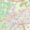Course à pied la campagne à la ville - Cesson - Sévigné GPS track, route, trail