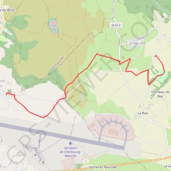 Etape 7 - MAUPERTUS-SUR-MER à CARNEVILLE GPS track, route, trail