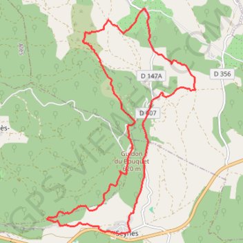 Le Mont Bouquet GPS track, route, trail