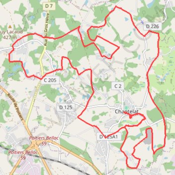 Circuit Saint-Éloi - Chaptelat GPS track, route, trail
