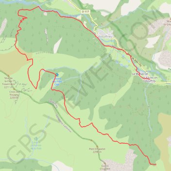 Randonnée du 04/07/2023 à 14:03 GPS track, route, trail
