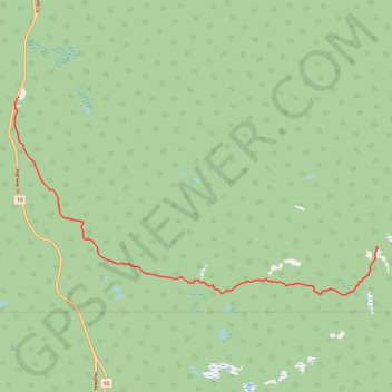 Crawford Creek Trail - Dauphin Lake GPS track, route, trail