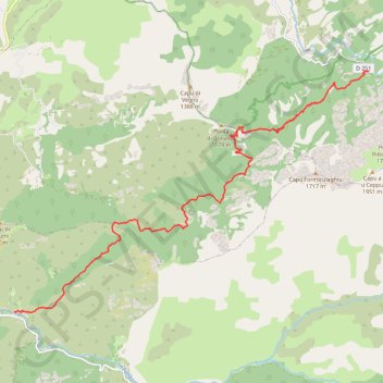 Mare e Monti - De Bonifatu à Tuarelli GPS track, route, trail