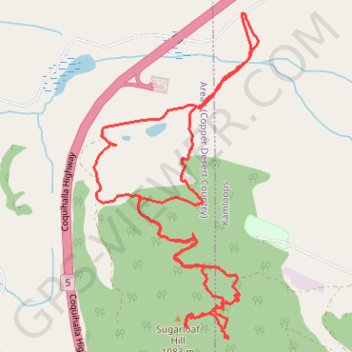 Sugarloaf Mountain GPS track, route, trail