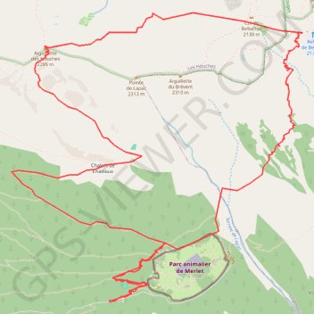Aiguillette des Houches GPS track, route, trail