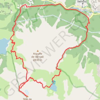 Tête de la Muraillette GPS track, route, trail
