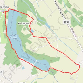 Rando lac du gouyre GPS track, route, trail