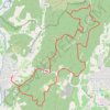 Lagne (Fontaine de vaucluse) GPS track, route, trail