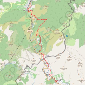 SENTIER VALÉEN G1 GPS track, route, trail