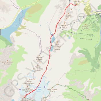 Pic de l'Etendard GPS track, route, trail