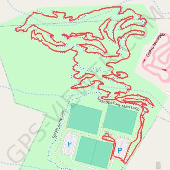Mooresville Trail Run GPS track, route, trail