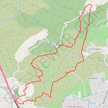 Croix de la mission – Spleen Circuit à partir de Redourtière GPS track, route, trail