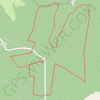 Rolampont cabane de chasse GPS track, route, trail