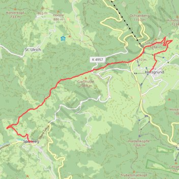 Hofsgrund - Obermünstertal GPS track, route, trail