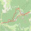 Croix de Chaubouret GPS track, route, trail