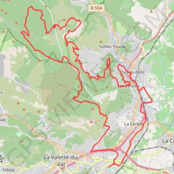 Drailles-de-Réganas GPS track, route, trail