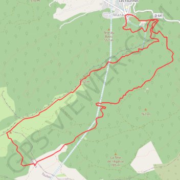 Barres de Mazaugues GPS track, route, trail