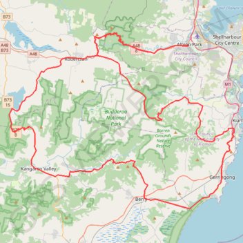 Albion Park Loop GPS track, route, trail
