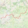 GR654 Randonnée de Orcenais (Cher) à Dampierre (Indre) GPS track, route, trail