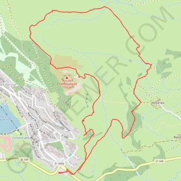 Autour du Puy de Chambourguet de Super Besse GPS track, route, trail