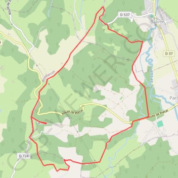 Pardies Piétat - Autour du sanctuaire GPS track, route, trail