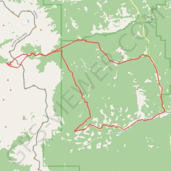 Etherington - Great Divide Trail GPS track, route, trail