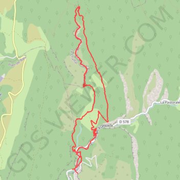 Canyon des Gueulards GPS track, route, trail