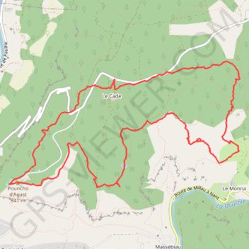 Pouncho d'Agast GPS track, route, trail