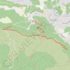 La montagne du Bau Trauqua GPS track, route, trail