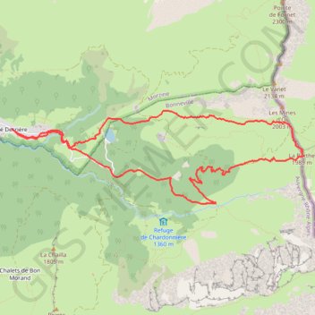 La Berte (Chablais) GPS track, route, trail