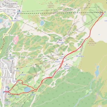 Croix de Chamrousse depuis Roche Béranger GPS track, route, trail