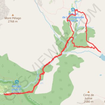 Lac de Trecolpas GPS track, route, trail