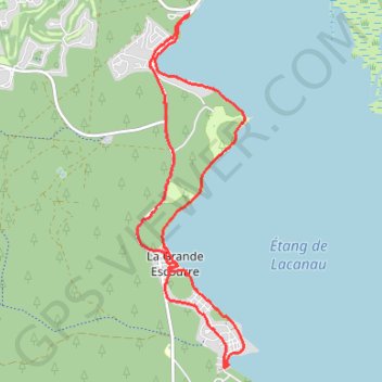Lacanau GPS track, route, trail