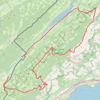 Les Cols Franco Suisses - Bois-d'Amont GPS track, route, trail