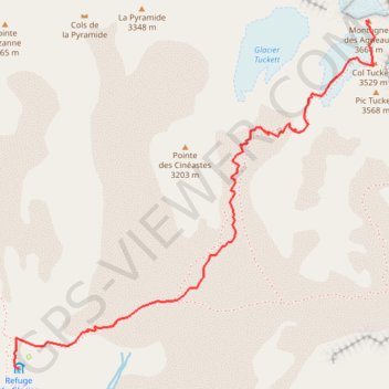 Agneau Noir GPS track, route, trail