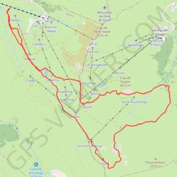 Montségu GPS track, route, trail