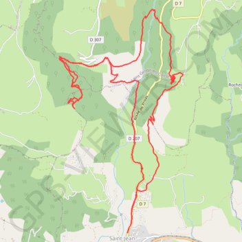 Les balmes de Montbrun GPS track, route, trail