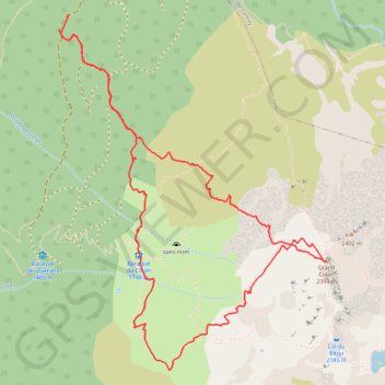 Grand Colon, Couloir Central Ouest (Belledonne) GPS track, route, trail