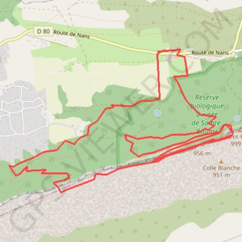 Circuit des Grottes GPS track, route, trail