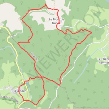 Le Mont de Transet GPS track, route, trail