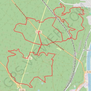 Sortie à vélo matinale GPS track, route, trail