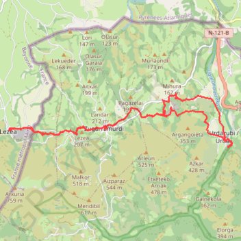 Zugarramurdy - Urdax GPS track, route, trail
