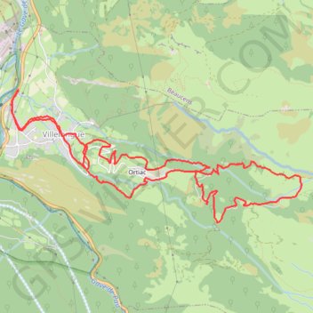 Saint Orens-Ortiac-Le Malin GPS track, route, trail