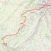 GR86 De Toulouse à Aurignac (Haute-Garonne) GPS track, route, trail