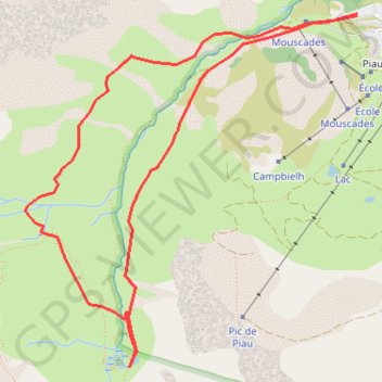 RANDO Saint LARY LAC BADET GPS track, route, trail