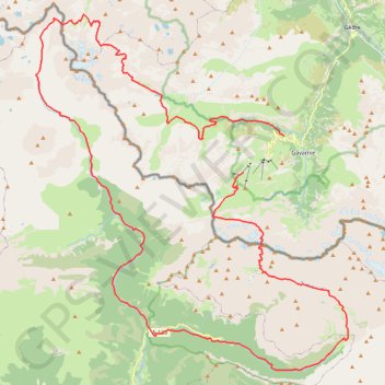 Gavarnie - Vignemale - Bujaruelo - Torla - Gavarnie GPS track, route, trail