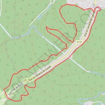 Chemins du Cœur des Vosges - Notre Dame des 3 vallées GPS track, route, trail